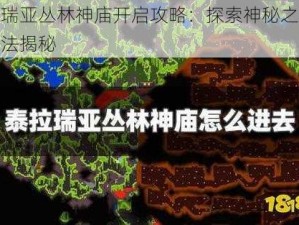 泰拉瑞亚丛林神庙开启攻略：探索神秘之门进入方法揭秘