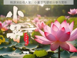 桃源深处有人家：小暑节气壁纸分享与赏析