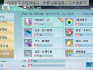 揭秘天下手游蝴蝶谷：流程详解与通关攻略全解析