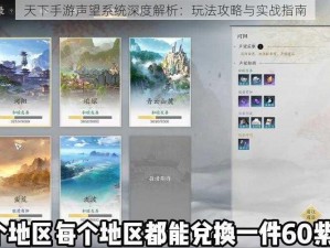 天下手游声望系统深度解析：玩法攻略与实战指南