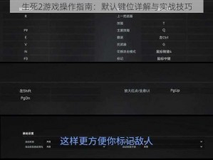 生死2游戏操作指南：默认键位详解与实战技巧