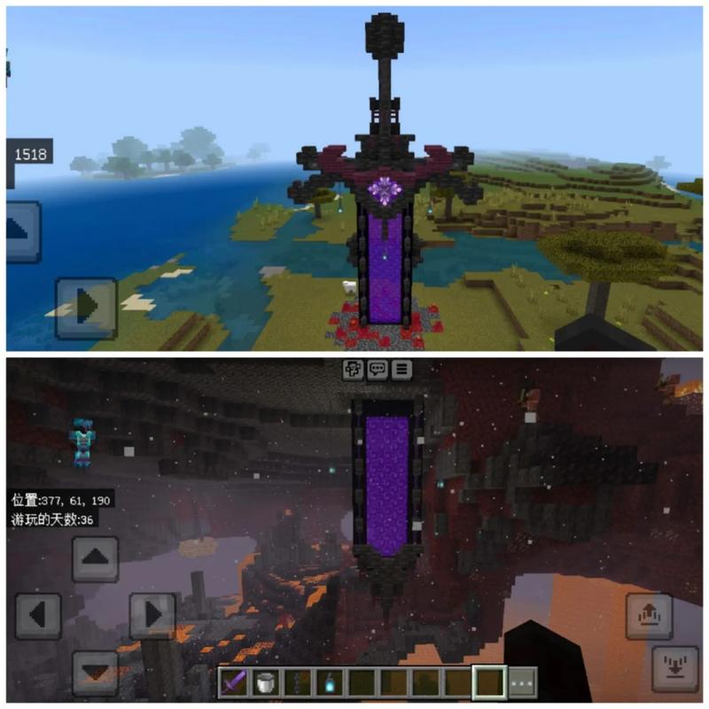 揭秘Minecraft地狱门传送机制：坐标计算与空间转移详解