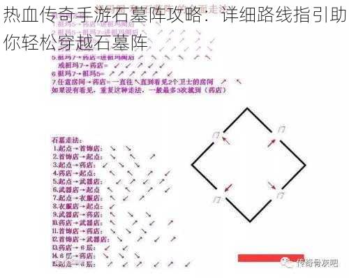 热血传奇手游石墓阵攻略：详细路线指引助你轻松穿越石墓阵